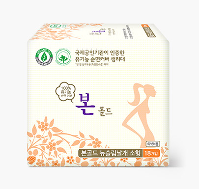 유기농 본 골드 소형18매